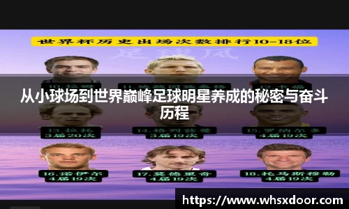 从小球场到世界巅峰足球明星养成的秘密与奋斗历程